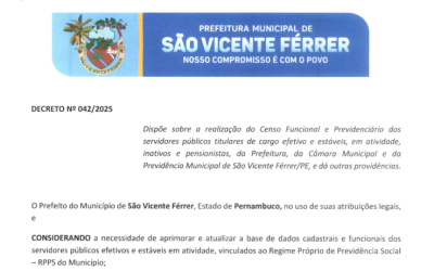 CENSO PREVIDENCIÁRIO 2025 🎙️